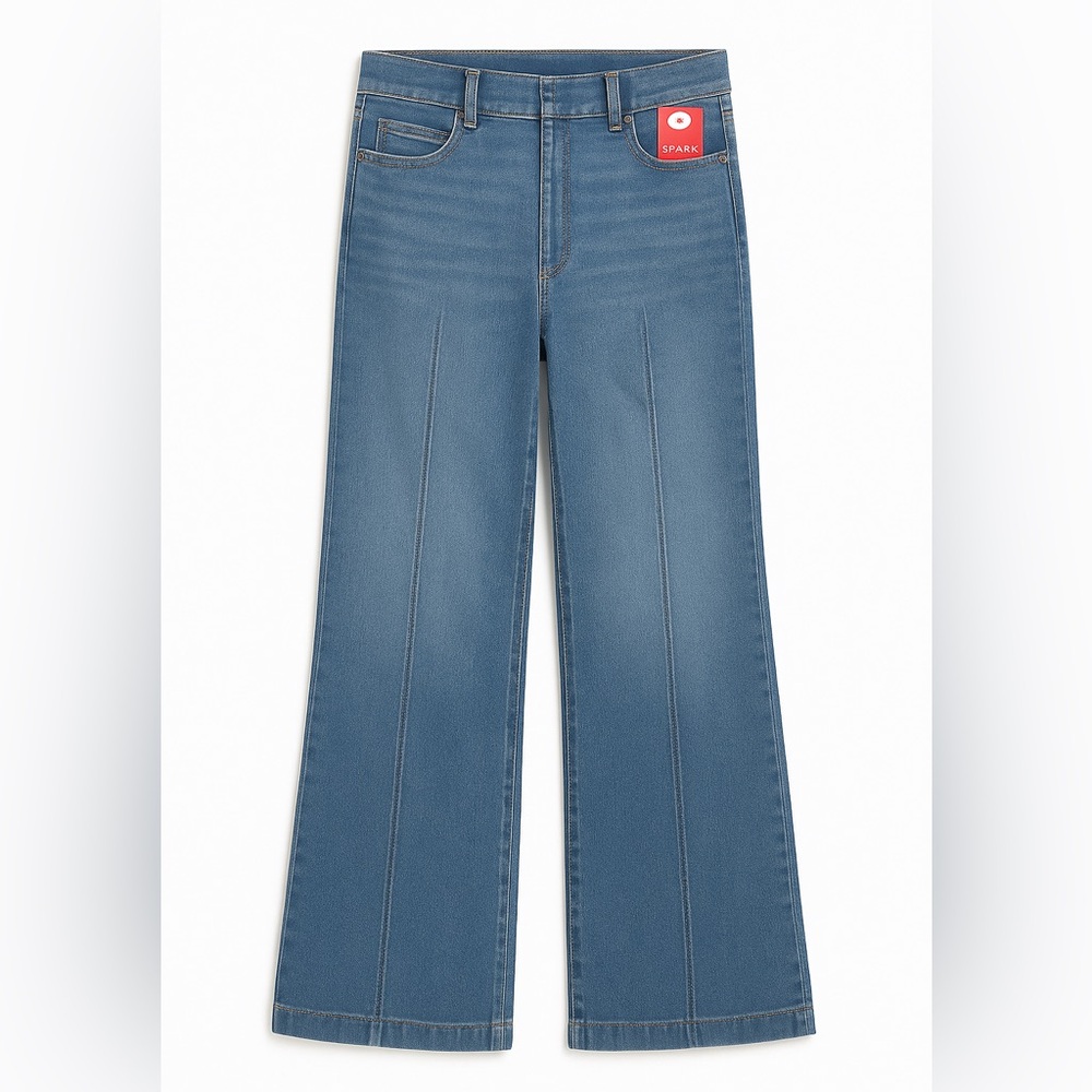 New SPANX Women's Wide Leg Jeans